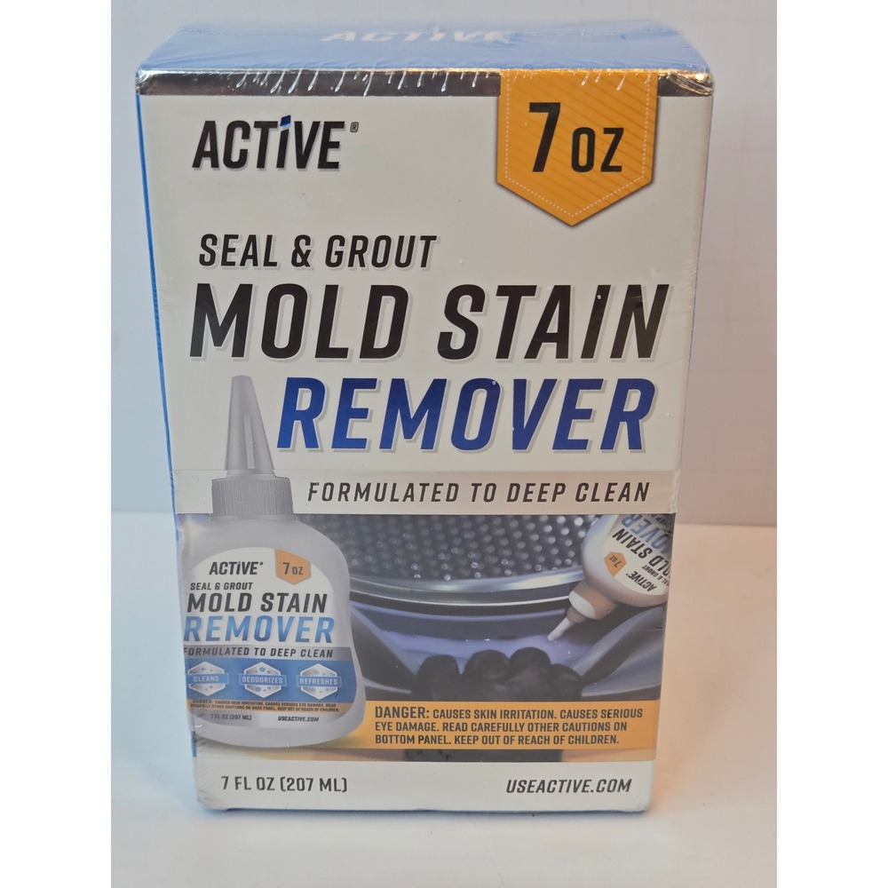 ACTIVE Seal & Grout Mold Stain Remover 7oz Deep Clean Gel for Tile Grout & Seals